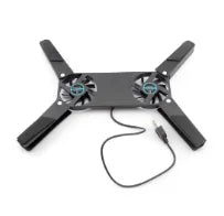 Foldable Cooling Pad for Laptop with Double Fans USB Powered Laptop Stand Cooler for 7-15 Inch Notebook PC LCD Display Holder