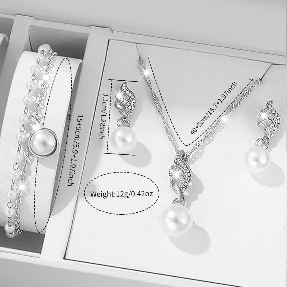 5Pcs Ladies' Elegant Fashion Watch Set, Ideal Gifts For Friends & Family On Valentine's Day, Easter, Ramadan And Birthdays.
