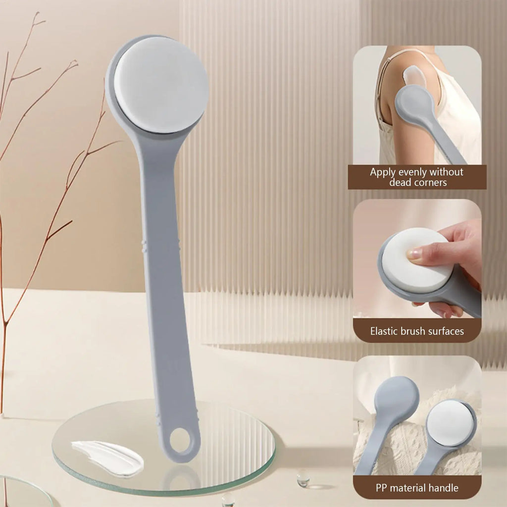 Lotion Sunscreen Ointment Applicator Long Handle Body Cleaner Shower Brush Multi-Function Sunscreen Back Lotion Applicator