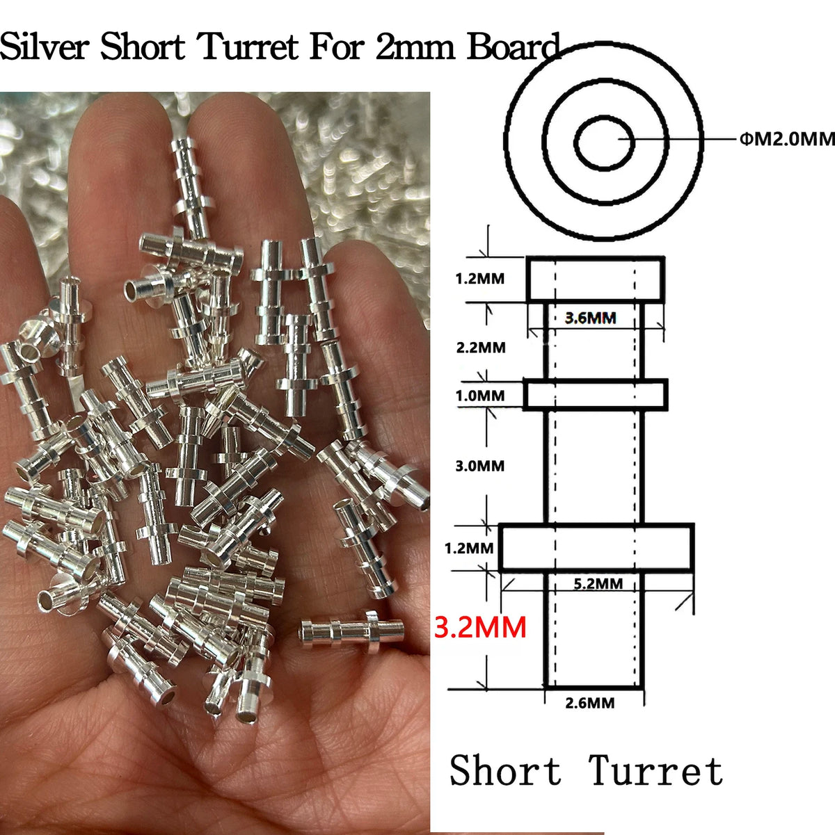 DIY Project Turret Lug Audio Tag Board Turret Board Terminal Board For Tube Amplifier DIY Kit Copper Plated Tin Turret