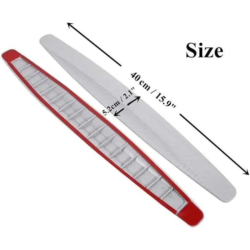 2pcs Car Bumper Protector Strip Guard Corner Protection Strips Scratch Protector Crash Anti Collision Auto Accessories