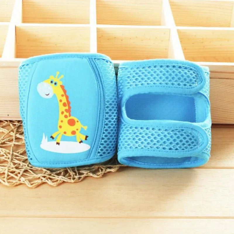 Baby Accessories Knee Pads Safety Girl Boy Kids Toddler Crawling Slip Protector Infant Gaiter Adjustable Kneecap Bunny Giraffe