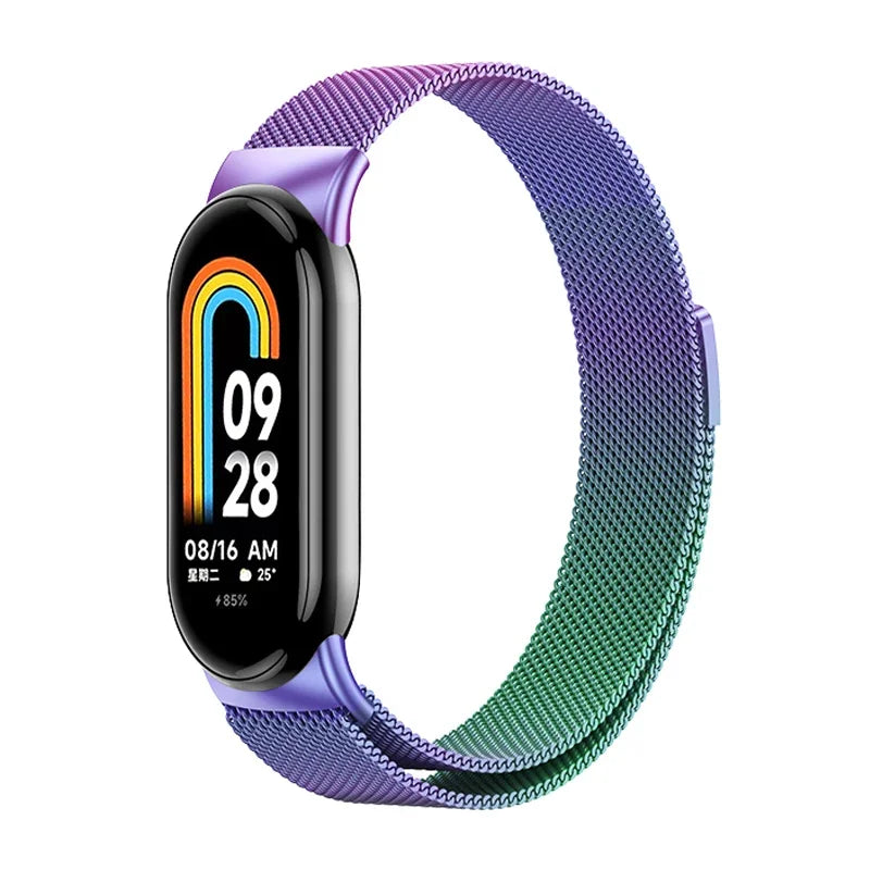 Milanese loop for Xiaomi smart Band 8-NFC Strap Sport wristband Miband8 smartwatch Replacement bracelet on Mi band 8 Accessories
