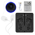 Electric Foot Massager Foot Massage Pad 8 Modes 19 Levels of Intensity Portable Folding Relieves Foot Pressure Relieves Fatigue