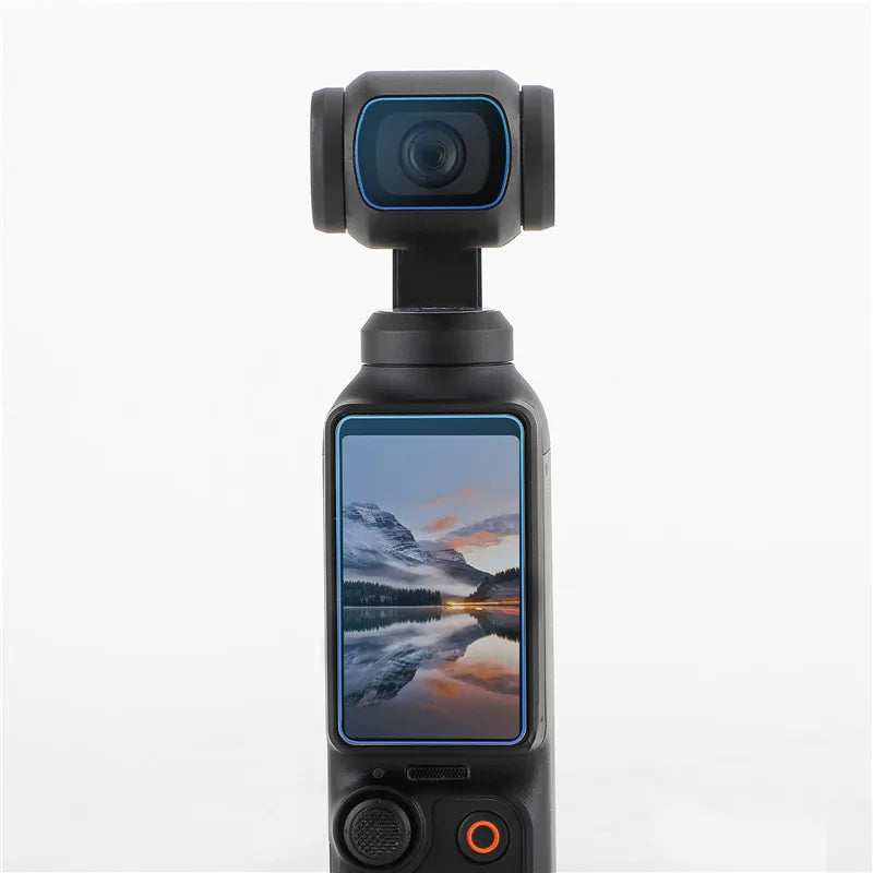 For DJI Osmo Pocket 4 3 Screen Protector Lens Protector Accessories with Tempered Glass LCD Display Film Scratch Resistant