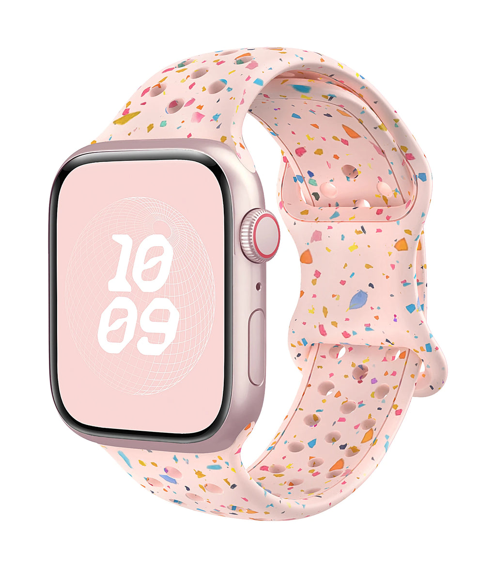 Silicone Strap for Apple watch band 40mm 41mm 45mm 44mm 46mm 49mm 42mm Breathable bracelet iwatch Series 11 10 9 8 SE 3 Ultra 2