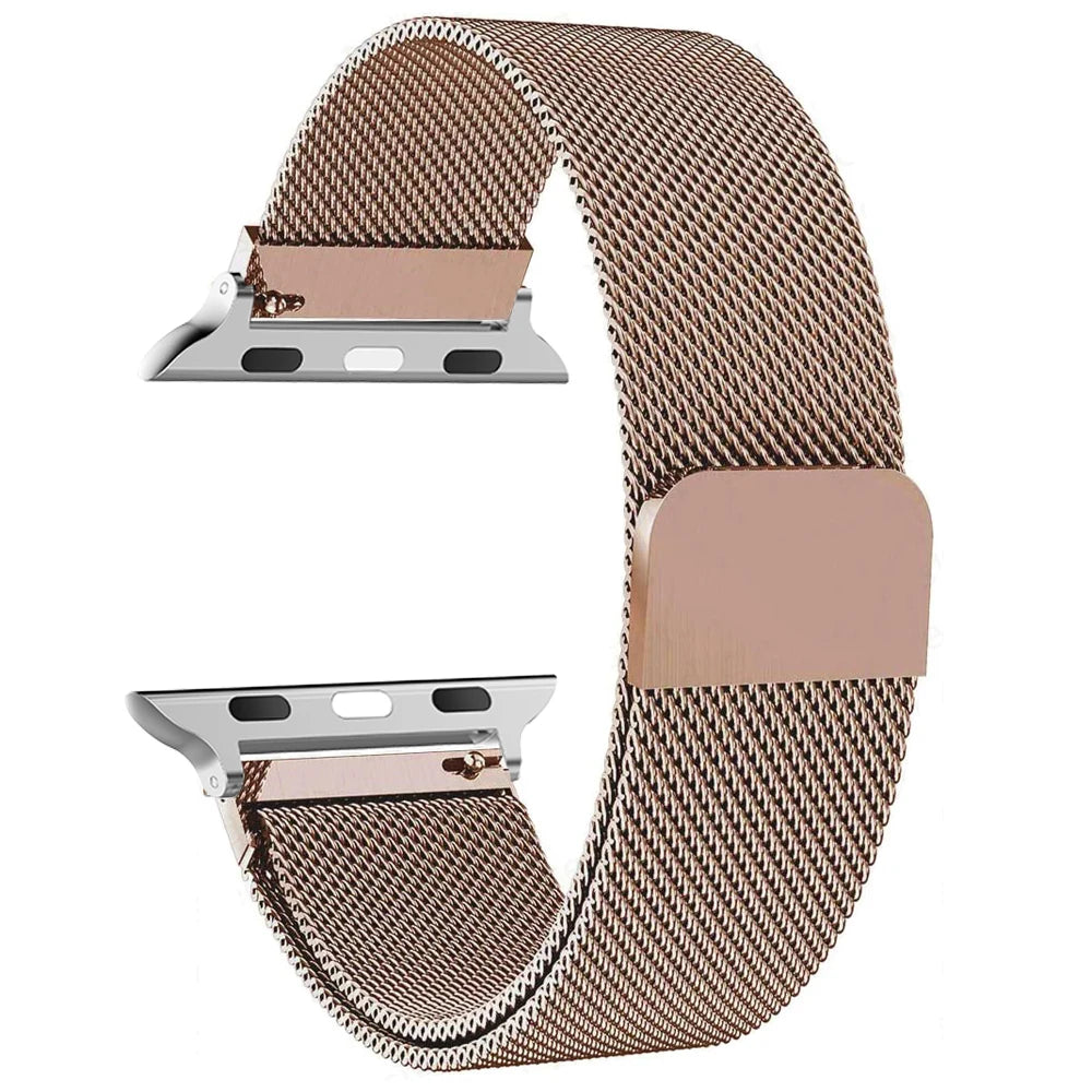 Milanese loop For apple Watch bands 44mm 40mm 45mm 49mm 41mm 38mm 42mm 44mm Bracelet iwatch Series 11 10 9 SE 8 Ultra 3 2 strap