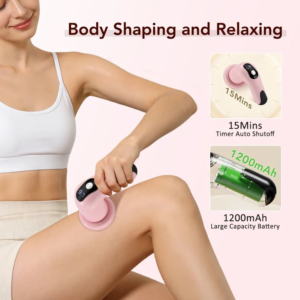 Electric Fat Burner Body Slimming 6 Level Weight Loss Massager For Abdominal Belly Neck Beauty Body Shaping Device USB Recharge