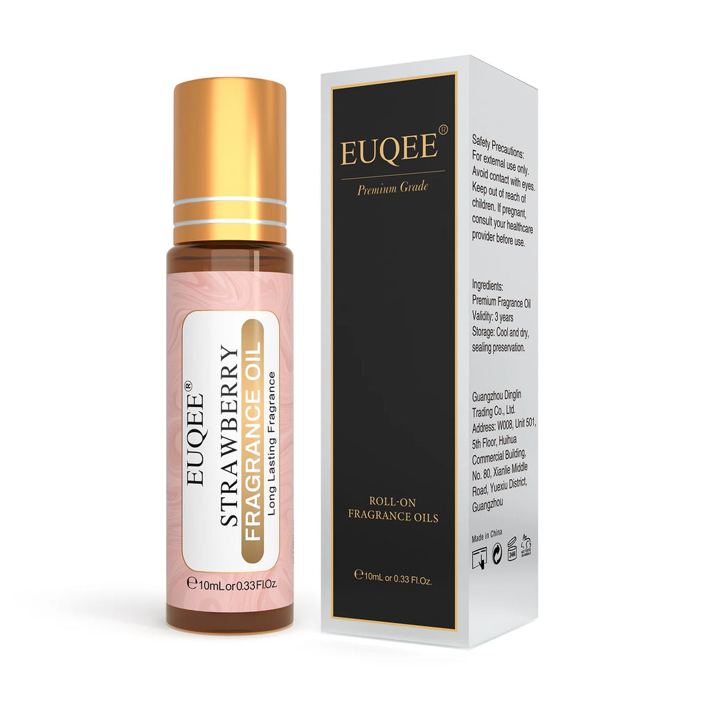 EUQEE 10ml Strawberry Cherry Watermelon Peach Fruit Fragrance Oils For Aromatherapy Diffuser Candle Making Premium Perfume Oil