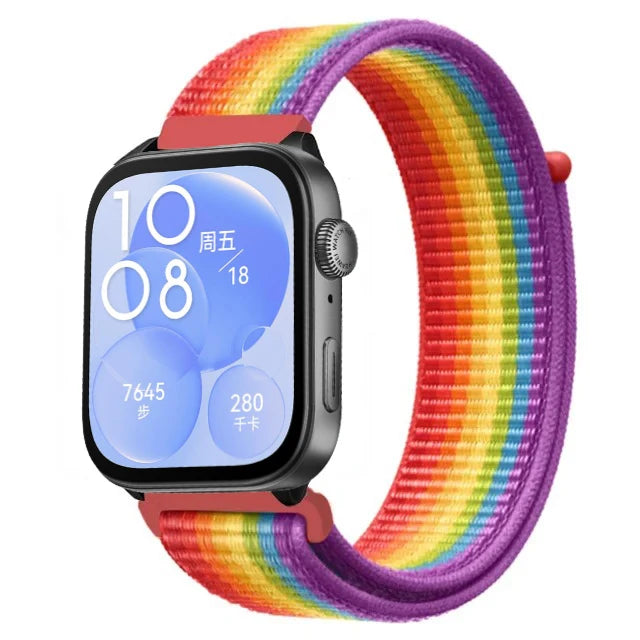 Nylon Loop Strap For Huawei Watch Fit 5/4/3 Sport Breathable Replacement Bracelet Wristband Huawei Watch Fit 4 5 Pro Accessories
