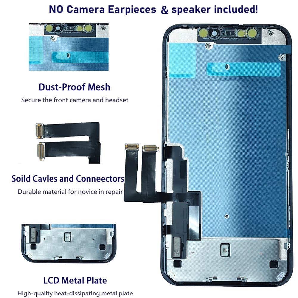 Oled Incell Display For iPhone 11 Replacement Screen 3D Touch Digitizer Assembly With Repair Tools Easy Installation