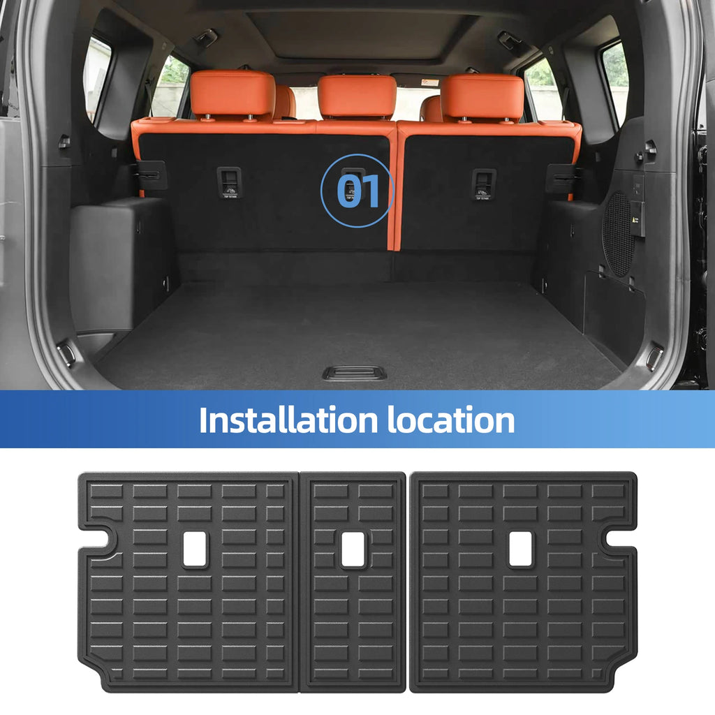Smabee Left Drive for Jetour G700 2025‑2026 5‑Seat Car Floor Mats Cargo Liner Trunk Pad TPE 3D Foot Mat Accessories Black
