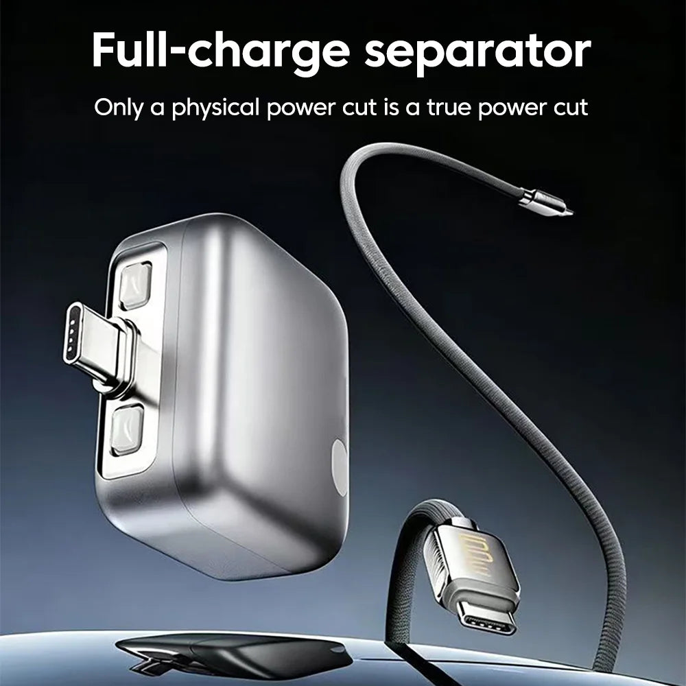 Type C Charging 140W Smart Full Charge Self-Cut Adapter Auto Disconnect for Night Charging Overcharge Prevention Separator