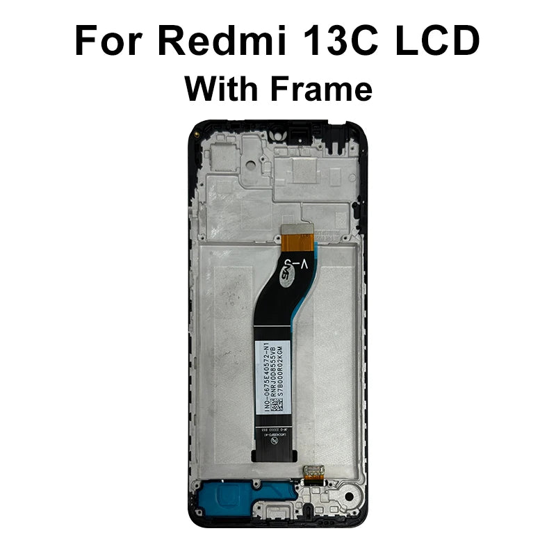 A- IPS For Xiaomi Redmi 12C 22120RN86G 12 LCD 14R 14C Display Touch Screen Digitizer Replace For Redmi 13C LCD 13 Display 15 15C