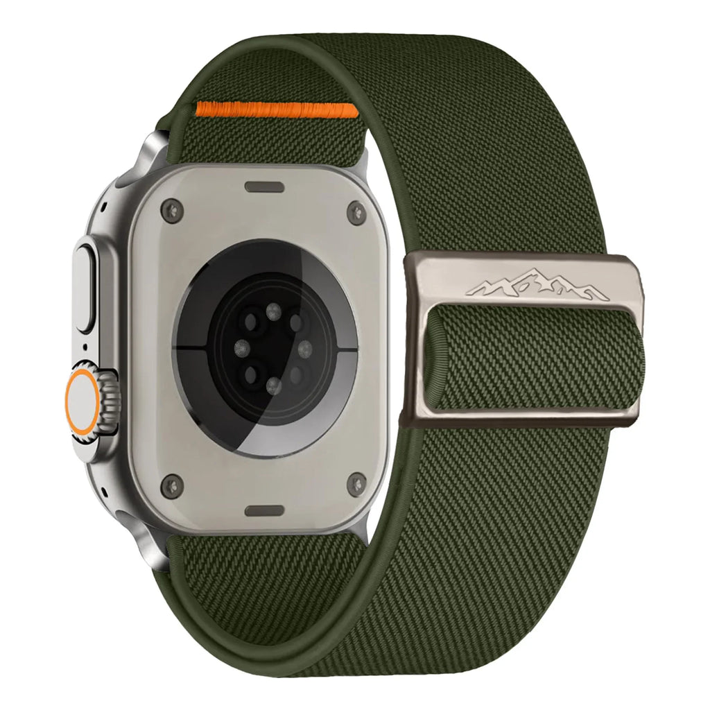 Nylon Strap for Apple Watch Ultra 2 Band 49mm 9 8 7 45mm 41mm 44mm 40mm 42mm Braided Elastic Bracelet for IWatch Series 6 SE 5 4