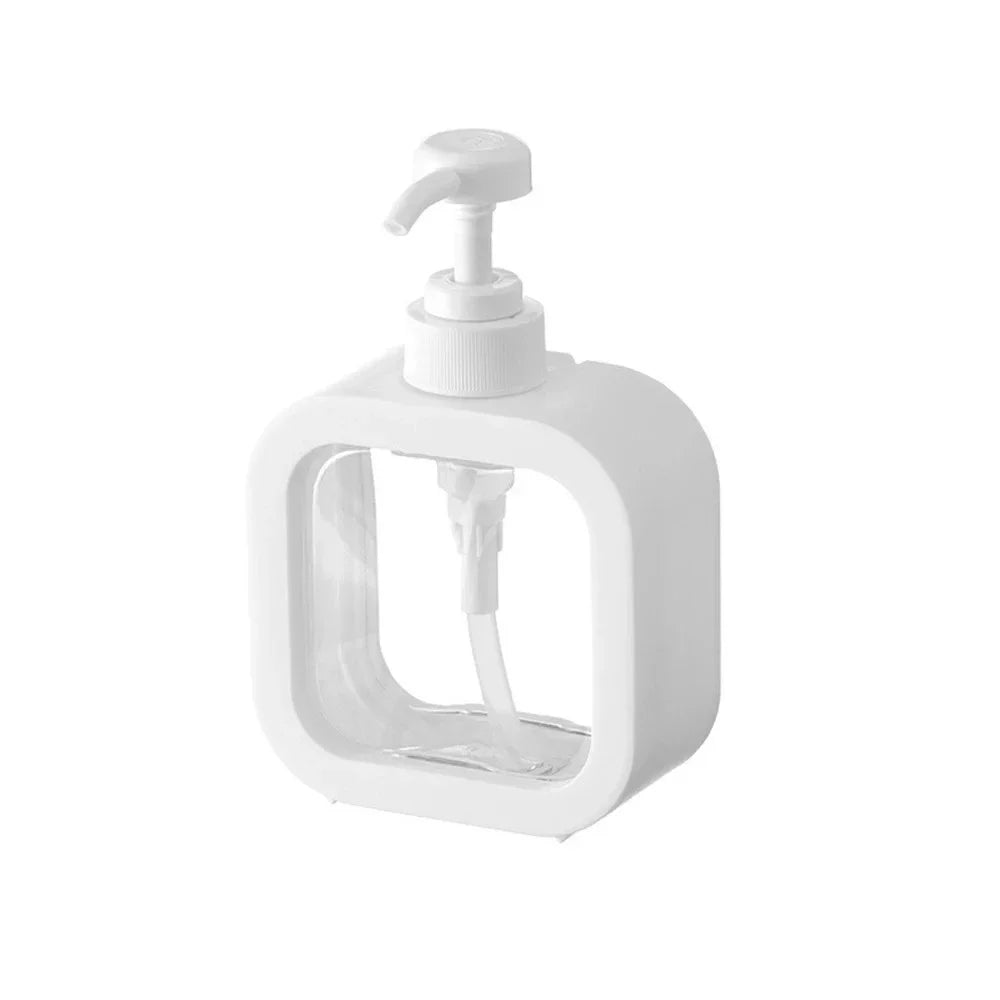 300/500ml Visible Hand Sanitizer Dispenser Lockable Press Leakage Free Kitchen Dispenser Minimalist Design Lotion Split Bottle