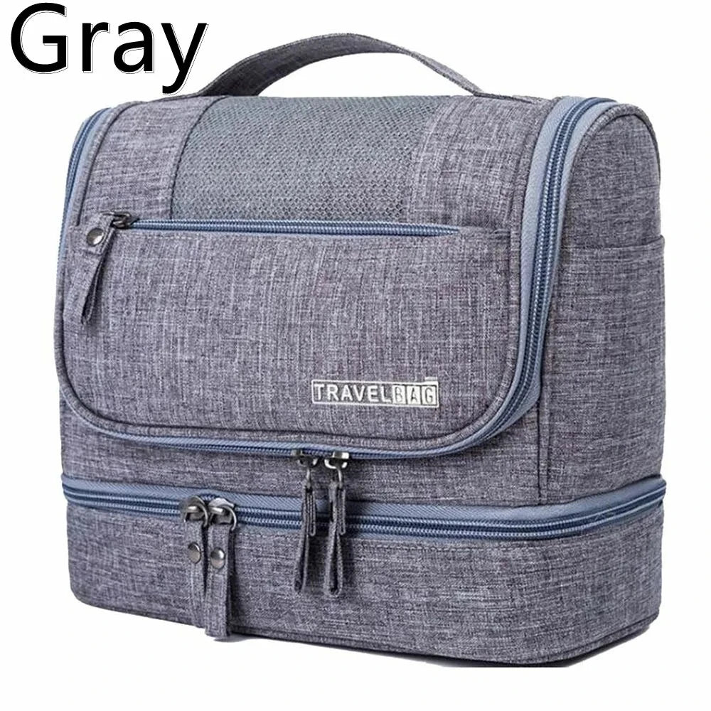 Men Necessaries Hanging Make Up Bag Oxford Travel Organizer Cosmetic Bags Women Necessaries Make Up Case Wash Toiletry Bag