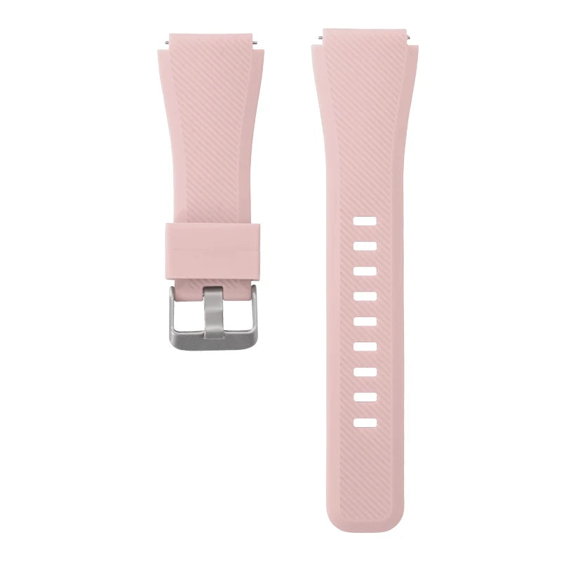 20MM 22MM Silicone Strap for Samsung Galaxy Watch 4 5 6 7 44mm 40mm 5 Pro Classic 42 46mm 43 47mm Band Active 2 Gear S3 Bracelet