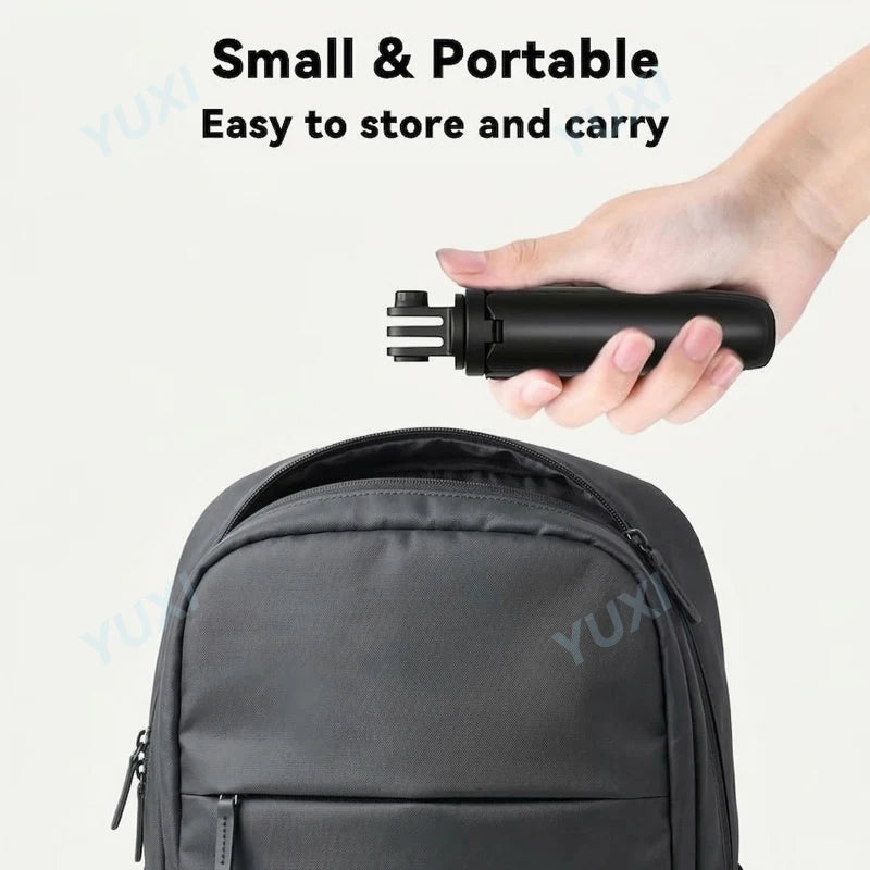 Mini Extendable Tripod Foldable Tripod Portable Monopod for Go Pro Hero 13 12 11 Black Session Osmo Action Camera Vlog Accessory