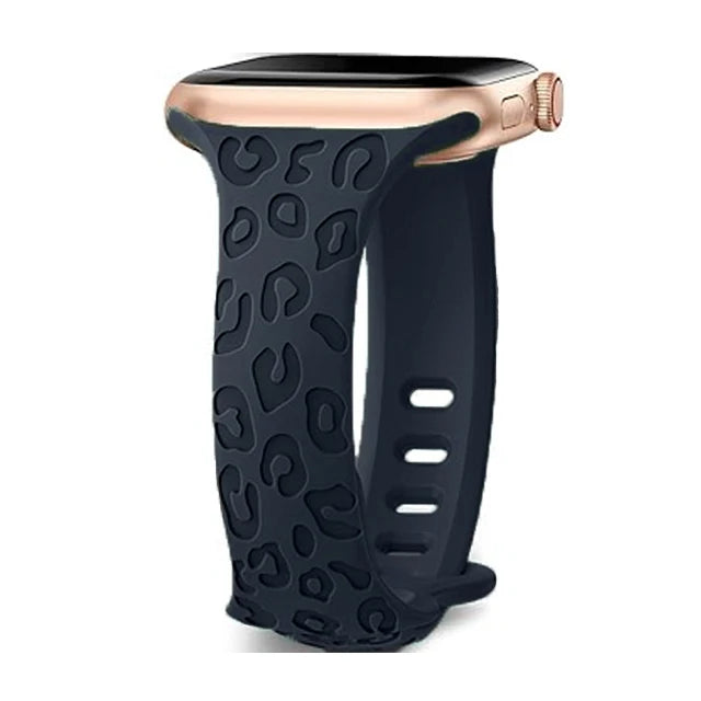 Slim Strap For Apple Watch Band 40mm 41mm 42mm 38mm 46 44mm 45mm Engraved Silicone bracelet Correa Series 11 10 8 7 6 9 5 4 3 SE