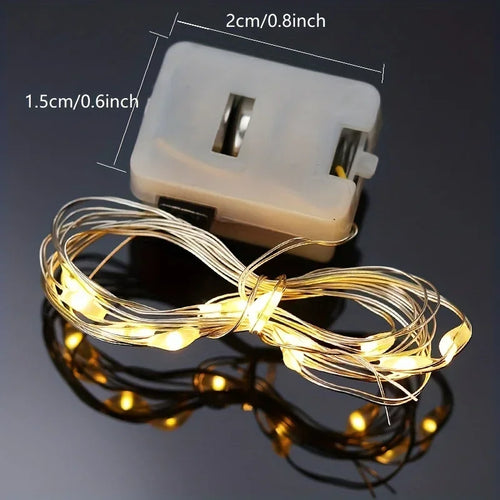 10-Pack Battery-Powered Mini Fairy Lights – 3 Modes