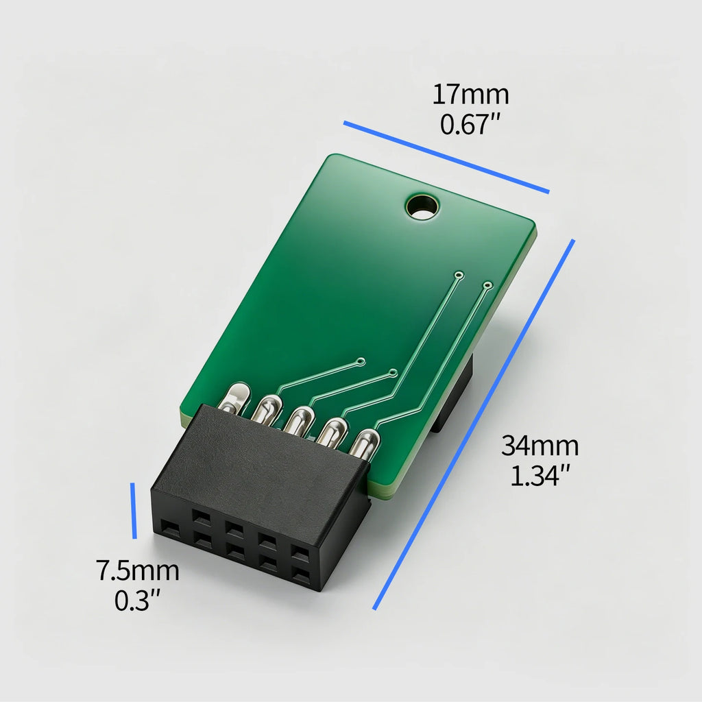 2x5-Pin to Reset Power ON/OFF Motherboard Power Switch Board LED Indicator Tester for Desktop PC Computer Server Repair DIY