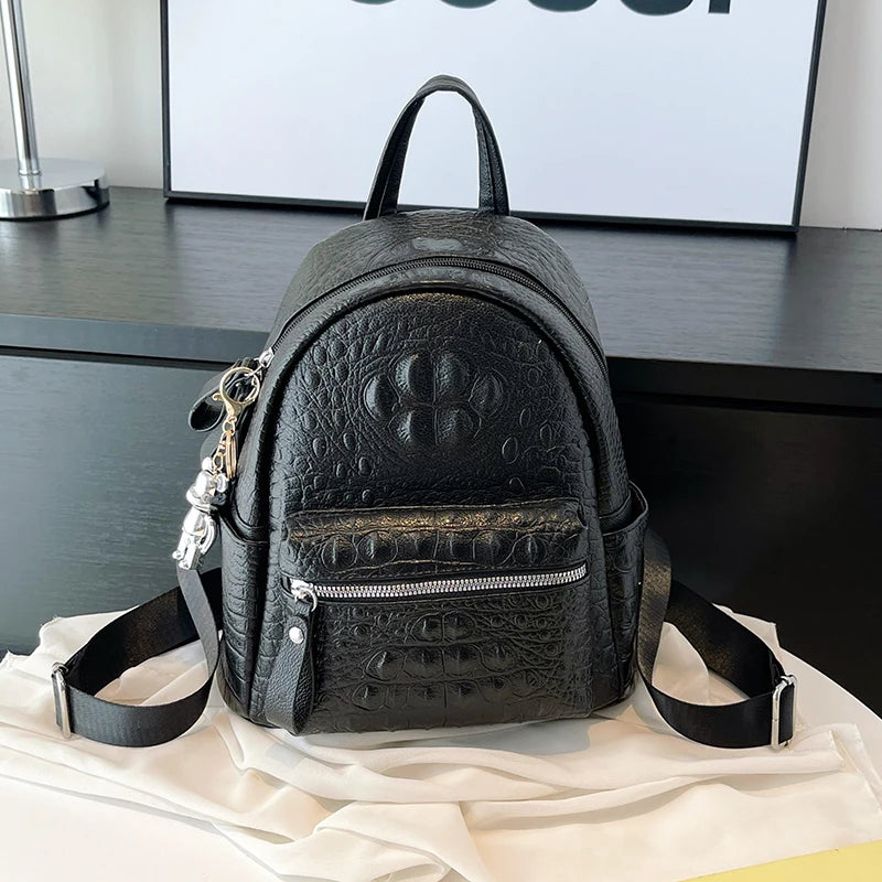Women's Backpack Ladies Big Bagpack for Teenager Girl PU Leather Large Capacity Shoulder Bags for Women 2026 Mochilas Feminina