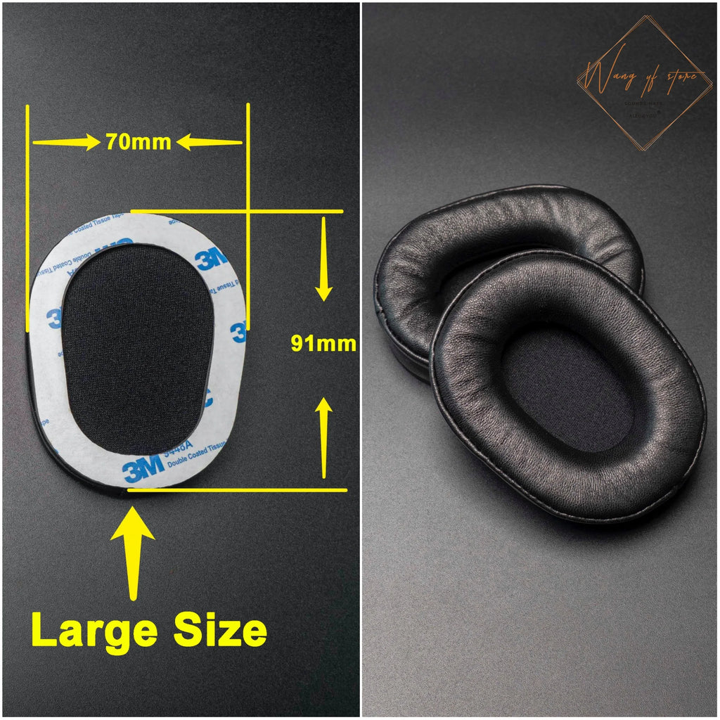 Sheepskin Ear Pads Foam Cushion For ULTRASONE ED 8 Palladium Ruthenium Edition 8 x  Headphone Real Leather Part