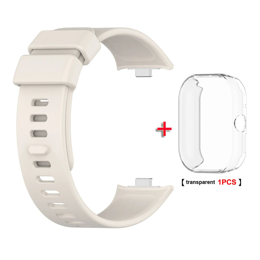 Watch Strap For Xiaomi Redmi Watch 4 Strap Replacement Silicone Strap For Xiaomi Redmi Watch 4 Strap Correa Bracelet