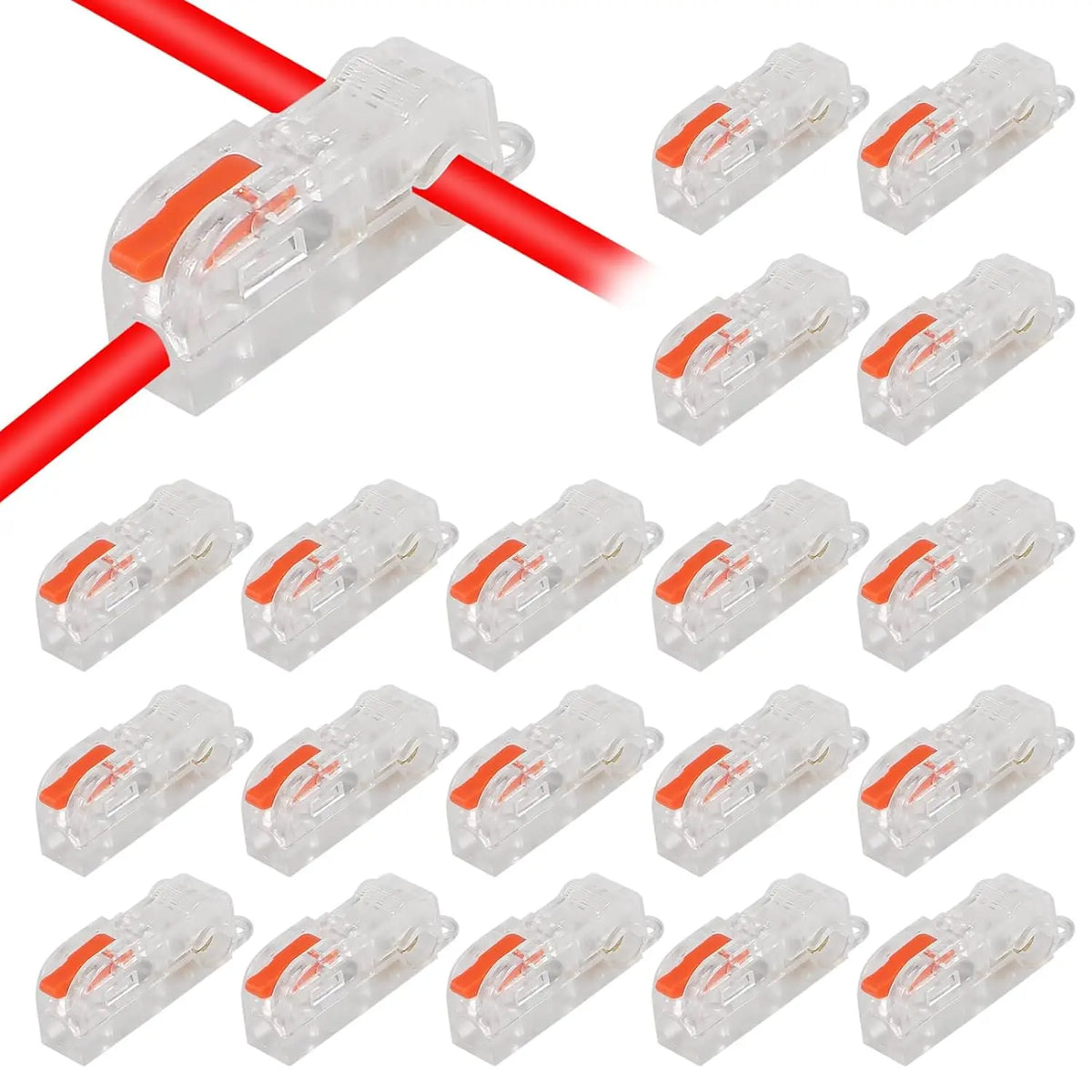 20-Piece T-Type Lever Wire Connector Set