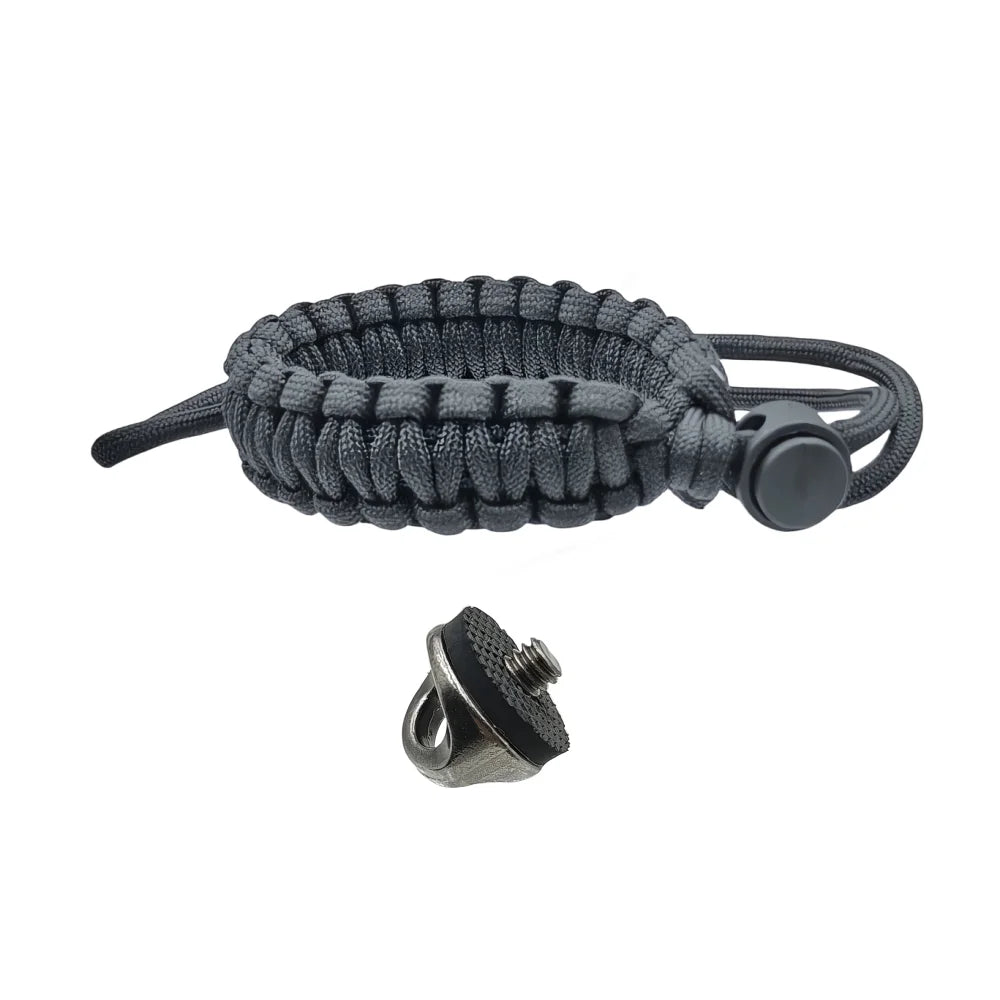 Nylon Wrist Strap Safety Anti-lost Hand Band With 1/4 Metal Screw Base For Insta360 X5/X4 Dji Action 5 Pro Camera Adjustable
