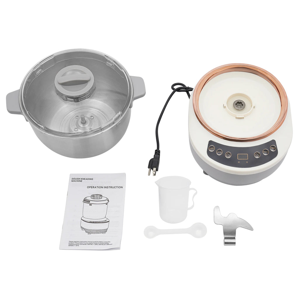 5L Electric Dough Maker US Standard with Ferment Function Electric Flour Kneading Machine Dough Mixer for Bread Pizza Dough