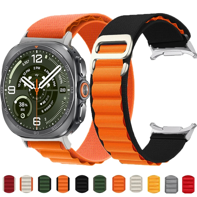 Alpine Loop Strap for Samsung Galaxy Watch Ultra2 2026 Band Bracelet Nylon Watchband For Samsung Galaxy Ultra 47mm Accessories