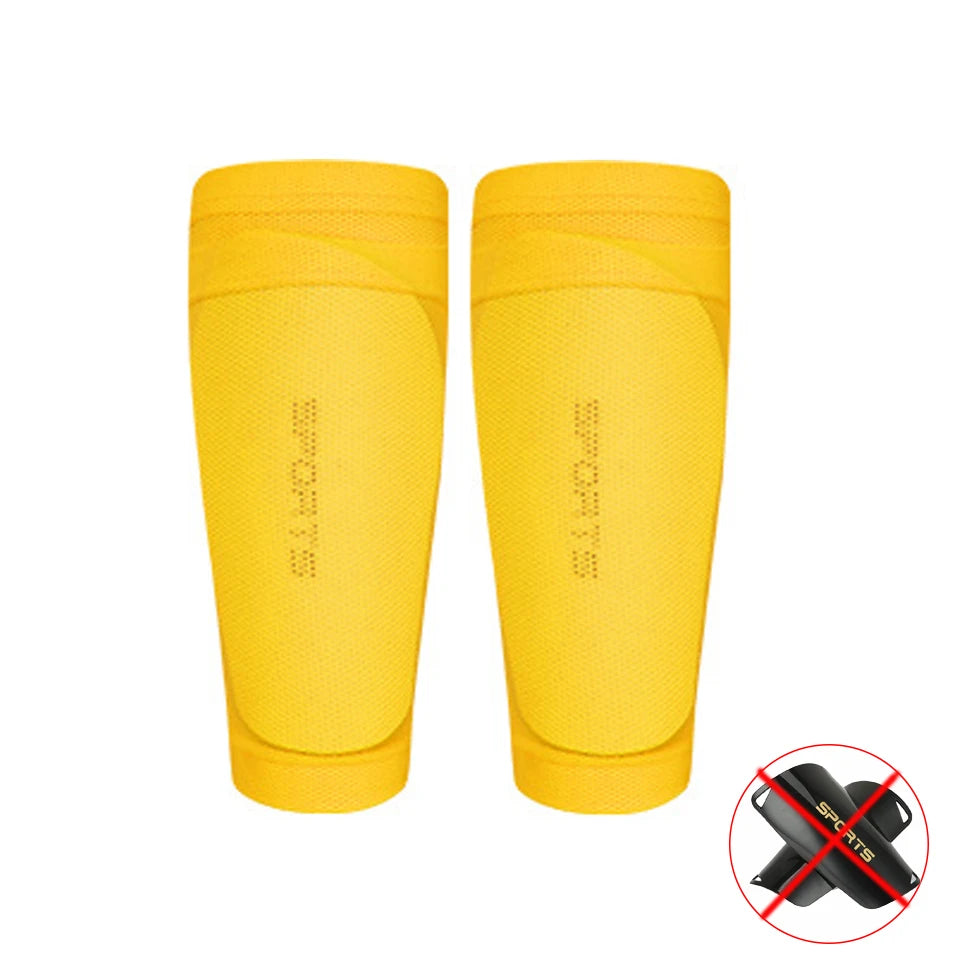 Loogdeel 1 Pair Shin Guard Sleeves Soccer Youth Calf Support Men Kids Football Leg Sleeves Adult Sports Compression Sleeves