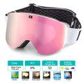 New UV400 Double Layer Magnetic Ski Goggles Polarized Lens Skiing Anti-fog Snowboard Goggles Men Women Ski Glasses Eyewear