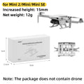 BRDRC Landing Gear Compatible with DJI Mini 4K/Mini 2/Mavic Mini/SE Quick-Release Legs Drone Accessories