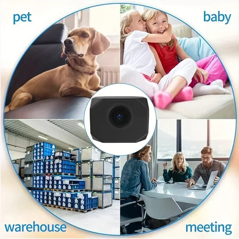 4K HD WiFi Security Camera for Home Mini Smart Indoor IP Surveillance with APP Remote Monitoring Portable Design 2026 NEW
