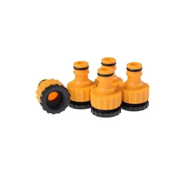 Hose Faucet Quick Connector 3/4 & 1/2 Inch Graden Hose Water Tap Threaded Connector Faucet Adapter For Garden Irrigation