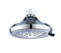 SANIVITAL Chrome ABS Fixed Rain Shower Head High Pressure Anti-Clog Nozzles Bathroom Replacement