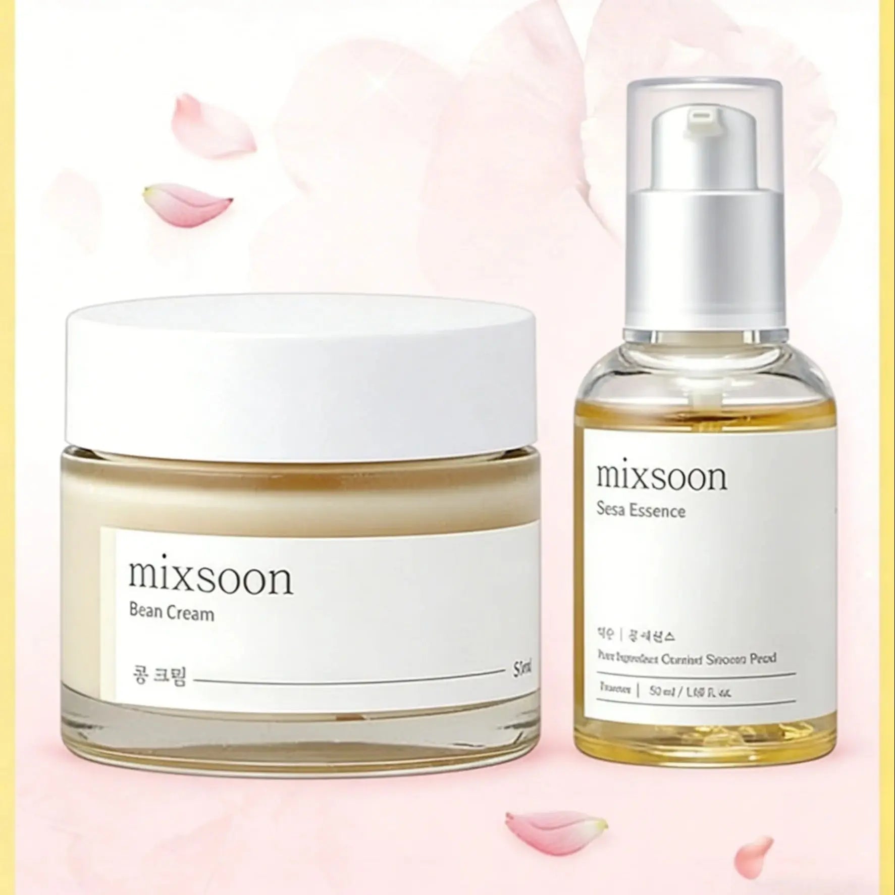 mixsoon Bean Cream - Intensive Moisture Face Cream For Smooth, Essence-Exfoliating, Hydrating Nourished Skin, Pore & Sebum Care