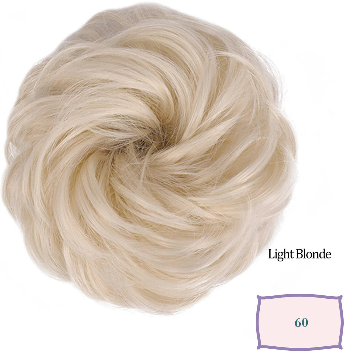 Synthetic Messy Hair Bun Chignon Scrunchies Fake Hair Band Braid Elastic Hairpiece Tail Chignon Donut Updo Hair Pieces for Women