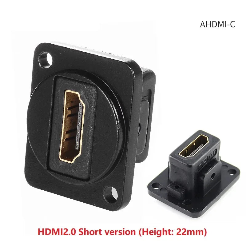 D-type Multifunctional Data Module 86 Panel audio video socket XLR VGA BNC RJ45 RJ11 Jack 3.5/6.35 RCA USB3.0 TypeC Connector
