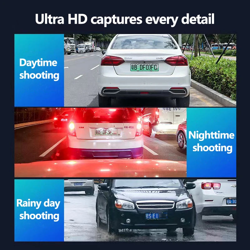 Dashcam for Car Black Box Driving Video Recorders 4K WiFi Mini Front Camera Dash Cam 24H Parking Monitor Car Recording Camera