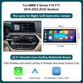 RoadTop Wireless CarPlay Touch Screen For BMW Series 5 F01 F10 F11 G30 2011-2023 CIC NBT EVO Multimedia Radio Linux System