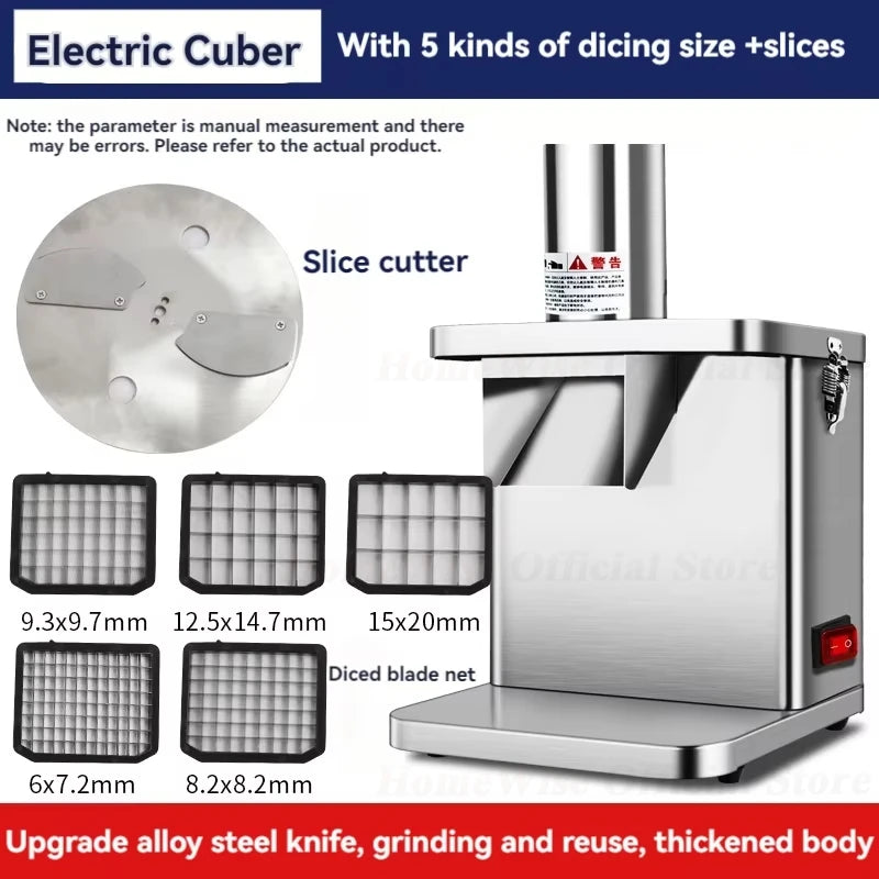 HomeWise Vegetable Cutter Blade Accessories for Electric Vegetable Cube Cutting Machine Fruit Slicer Cutting Strip Dice