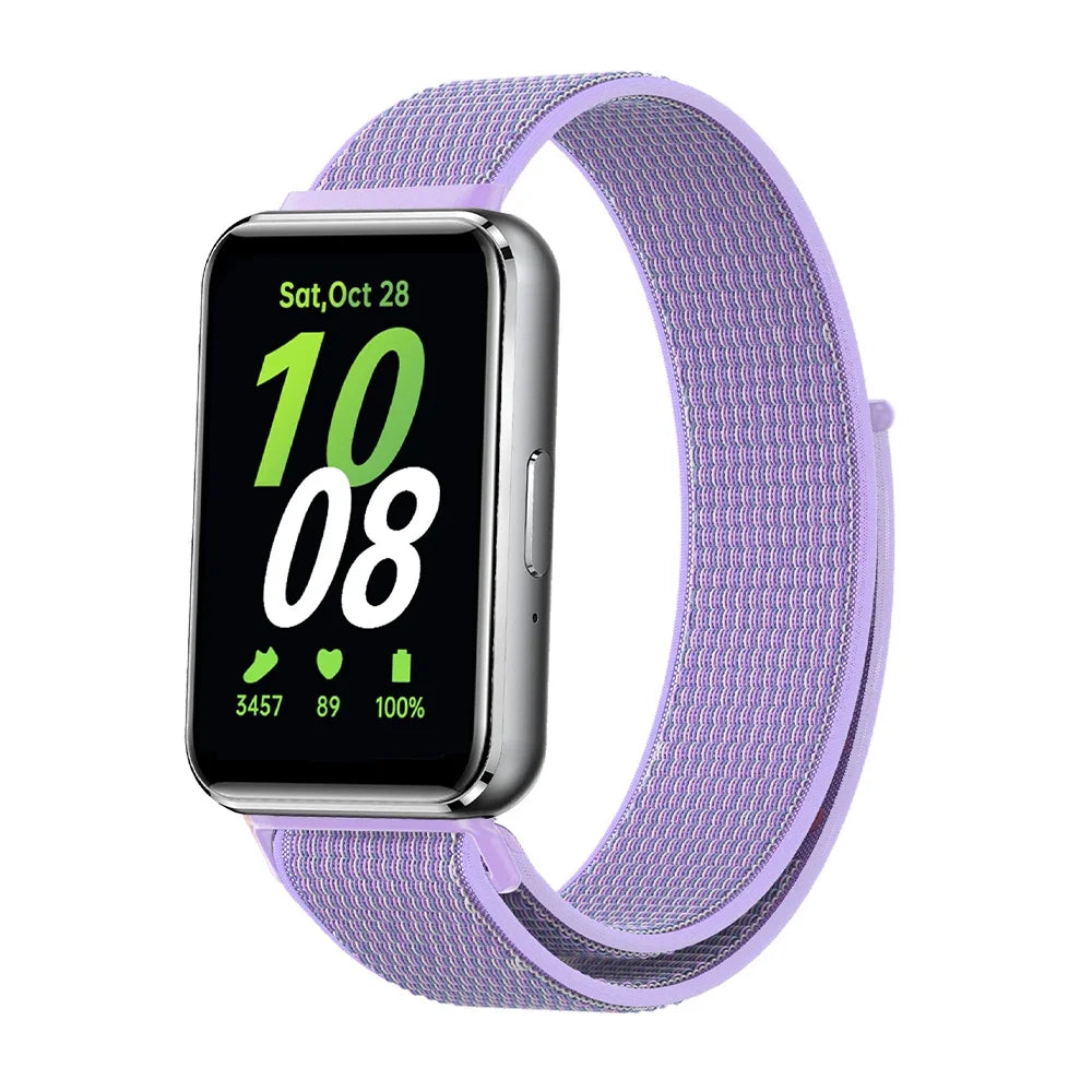 Nylon Loop Strap for Samsung Galaxy Fit 3 Adjustable Elastic Bracelet  Watchband for iWatch Samsung Galaxy Fit3 Band Accessories