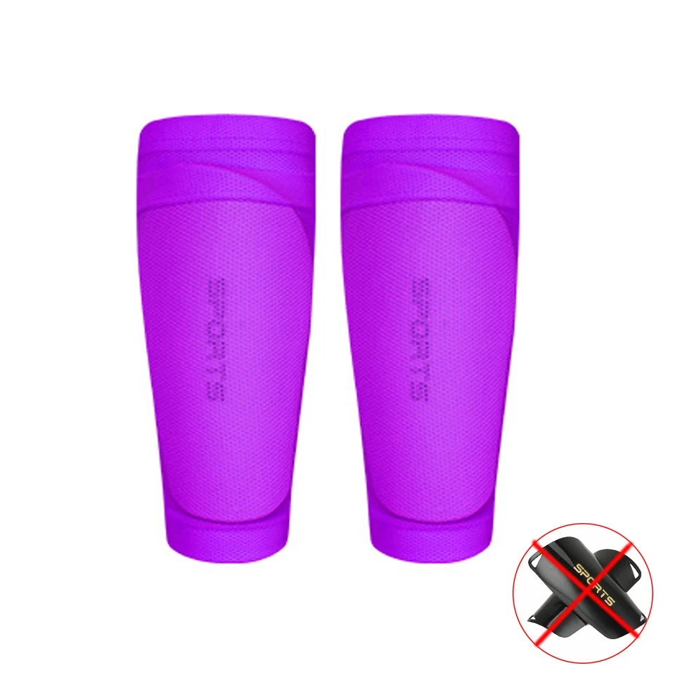 Loogdeel 1 Pair Shin Guard Sleeves Soccer Youth Calf Support Men Kids Football Leg Sleeves Adult Sports Compression Sleeves