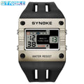 SYNOKE Digital Watch Men Sports Electronic Watch Waterproof Night Glow Large Screen Square Student Watch Outdoor New Color Trend