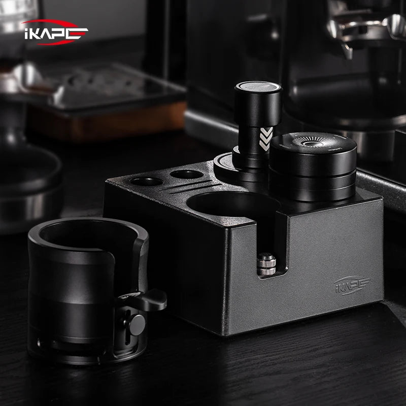 IKAPE V6 Impact Espresso Tamper,Breville Calibrated Double Coffee Tamper Spring,Fits 51/54/58mm Portafilter,Barista Accessories