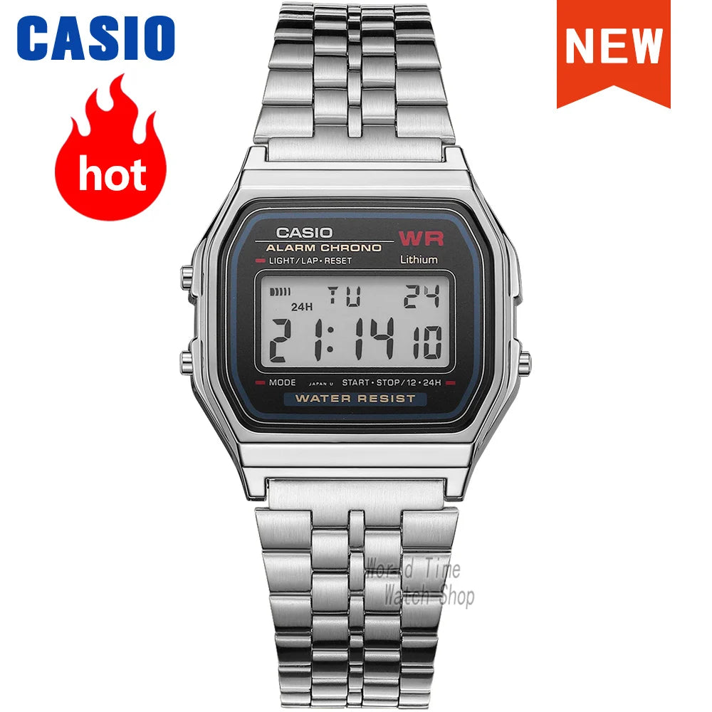 Casio Watch Silver Watch Men Set Brand Luxury LED Digital Waterproof Quartz Men Watch Sport Military Wrist Watch Relogio Masculi